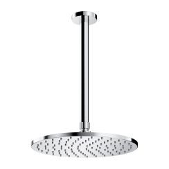 Omnires SlimLine soffione doccia con braccio 25x25 cm rotonda cromo WSSET1CR