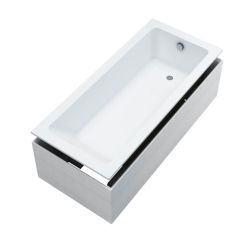 Schedline Fair Set vasca da bagno rettangolare 150x75 cm bianco 3WSP.FS1P-15075