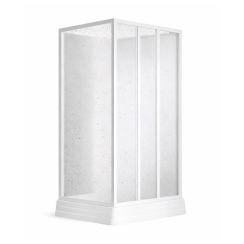 Ravak Supernova box doccia con piatto doccia 80x80 cm quadrato bianco lucida/polistirene 8364411211