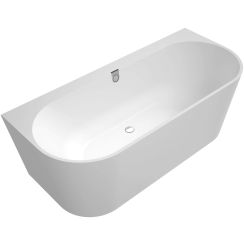 Villeroy & Boch Oberon vasca da bagno a parete 180x80 cm ovale bianco UBQ180OBR9CD00V-RW