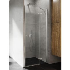New Trendy Kalibra porta doccia 100 cm a battente cromo lucida/vetro trasparente D-1008A