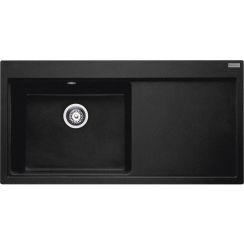 Franke Mythos lavello in granito 100x51.5 cm grigio/grafite/inox 114.0743.112