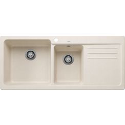 Blanco Naya 8 S lavello in granito 116x50 cm bianco 527131