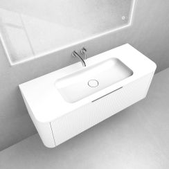 Set armadietto Oltens Hamnes 60025000, lavabo Oltens Hamnes 40215000
