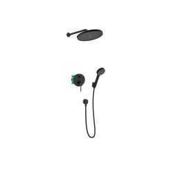 Hansgrohe Zesis S set doccia da incasso con soffione nero 88002342