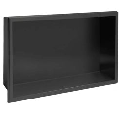 Rea mensola per nicchia 45 cm nero REA-05604