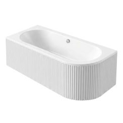Rea Orion vasca da bagno angolare 159.5x75 cm bianco REA-W0072
