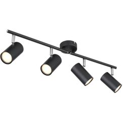 Globo Lighting Allvi lampada da soffitto 4x25 W nero 57914-4