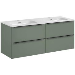 Set lavabo Comad Fly FLY 140D DP ( E-8073-140D ), armadietto Comad Sombra Green SOMBRA GREEN 82-70-46-2S