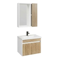 Rea Faro set di mobili da bagno 58x46.5x42 cm sottolavabo sospeso bianco REA-M0037