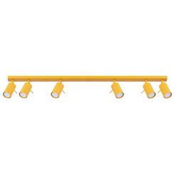 Sollux Lighting Ring lampada da soffitto 6x10 W giallo SL.2188