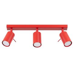 Sollux Lighting Ring lampada da soffitto 3x10 W rosso SL.2191