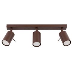 Sollux Lighting Ring lampada da soffitto 3x10 W marrone SL.2197