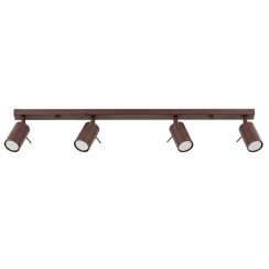 Sollux Lighting Ring lampada da soffitto 4x10 W marrone SL.2199