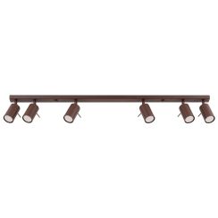 Sollux Lighting Ring lampada da soffitto 6x6 W marrone SL.2200