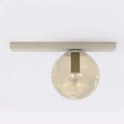 Emibig Fit lampada da soffitto 1x10 W beige 1714/1