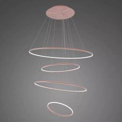 Altavola Design Ledowe Okręgi lampada sospesa 4x106 W oro rosa LA084/P_100_in_3k_rose_gold