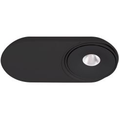 MaxLight Vector lampada da soffitto 1x10 W nero C0268