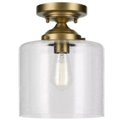 Elstead Lighting Winslow lampada da soffitto 1x W ottone-trasparente KL-WINSLOW-SF-NBR