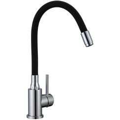Kuchinox Navira rubinetto da cucina verticale cromo-nero B53_761D