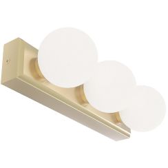 Open Design Merino Parette lampada da parete 3x8 W bianco-oro OR85716
