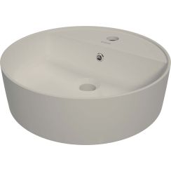 Deante Round lavabo 42.2x40.8 cm ovale da appoggio marrone/beige opaca CGR_5U4B