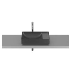 Roca Ona lavabo 55x34.5 cm rettangolare da appoggio nero opaca A32768C080
