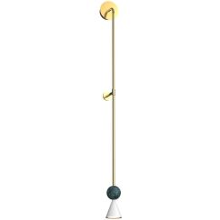 MaxLight Bingo lampada da parete 1x8 W oro W0448