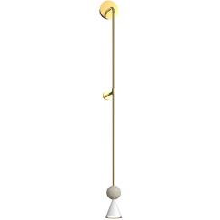 MaxLight Bingo lampada da parete 1x8 W oro W0449