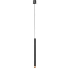 Open Design Q I Nero/Rose Gold 60 lampada sospesa 1x3.5 W nero-oro OR85297