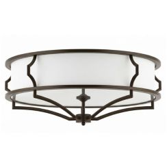 Open Design Stesso PL Chocco L plafoniera 6x12 W bianco-marrone-crema OR86614