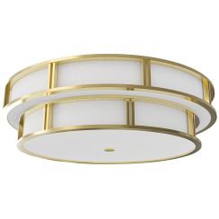 Open Design Piano PL Old Gold 80 plafoniera 6x15 W bianco-oro OR85754