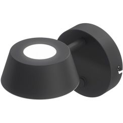 Open Design Timo Parette Nero CCT lampada da parete 1x6 W nero OR86522