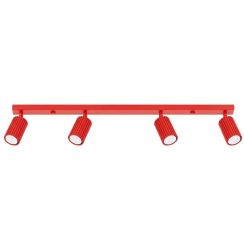 Sollux Lighting Karbon lampada da soffitto 4x10 W rosso SL.2368