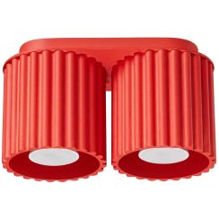 Sollux Lighting Aura lampada da soffitto 2x10 W rosso SL.2419