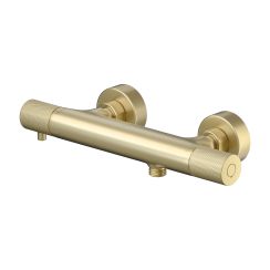 Cersanit Zen rubinetto per doccia a parete con termostato oro S1001-154