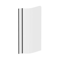 Ravak ARC parete vasca 80 cm 1 anta nero opaca/vetro trasparente 7Q7V03L0Y1