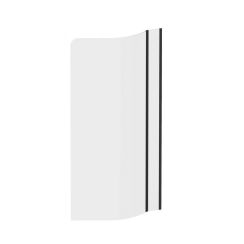 Ravak ARC parete vasca 80 cm 1 anta nero opaca/vetro trasparente 7Q7S03R0Y1