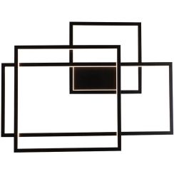 MaxLight Geometric lampada da parete 1x45 W nero W0233D