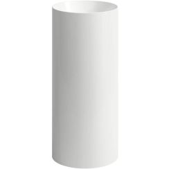 Laufen Volta lavabo 40x40 cm rotonda freestanding bianco lucida H8118704001121