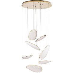 MaxLight Empire lampada sospesa 1x121 W oro P0635D