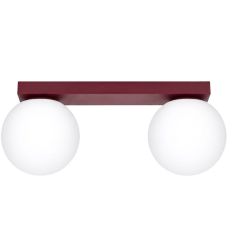 Sollux Lighting Yoli lampada da soffitto 2x8 W borgogna SL.2251