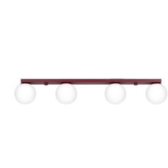 Sollux Lighting lampada da soffitto 4x8 W borgogna SL.2253