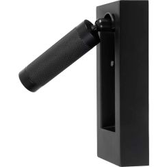 MaxLight Core lampada da parete 1x3 W nero W0430