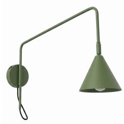 Sollux Lighting Nox lampada da parete 1x10 W verde SL.2495