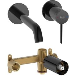 Set rubinetto per lavabo Roca Ona A5A359ECN0, corpo incasso Roca Ona A5E3501CN0
