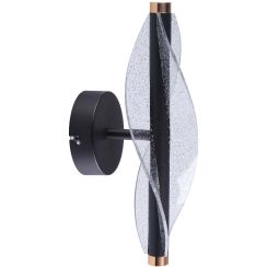 Goldlux Valentina lampada da parete 1x3 W nero 339638