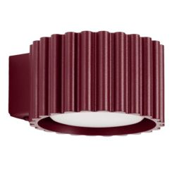 Sollux Lighting Aura lampada da parete 1x10 W borgogna SL.2620