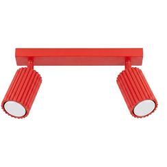 Sollux Lighting Karbon lampada da soffitto 2x10 W rosso SL.2365