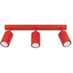Sollux Lighting Karbon lampada da soffitto 3x10 W rosso SL.2366